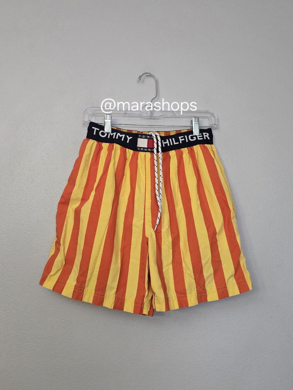 Vintage Tommy Hilfiger Stripe Swim Trunks